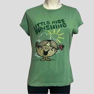 Little Miss Sunshine Green Graphic T-Shirt